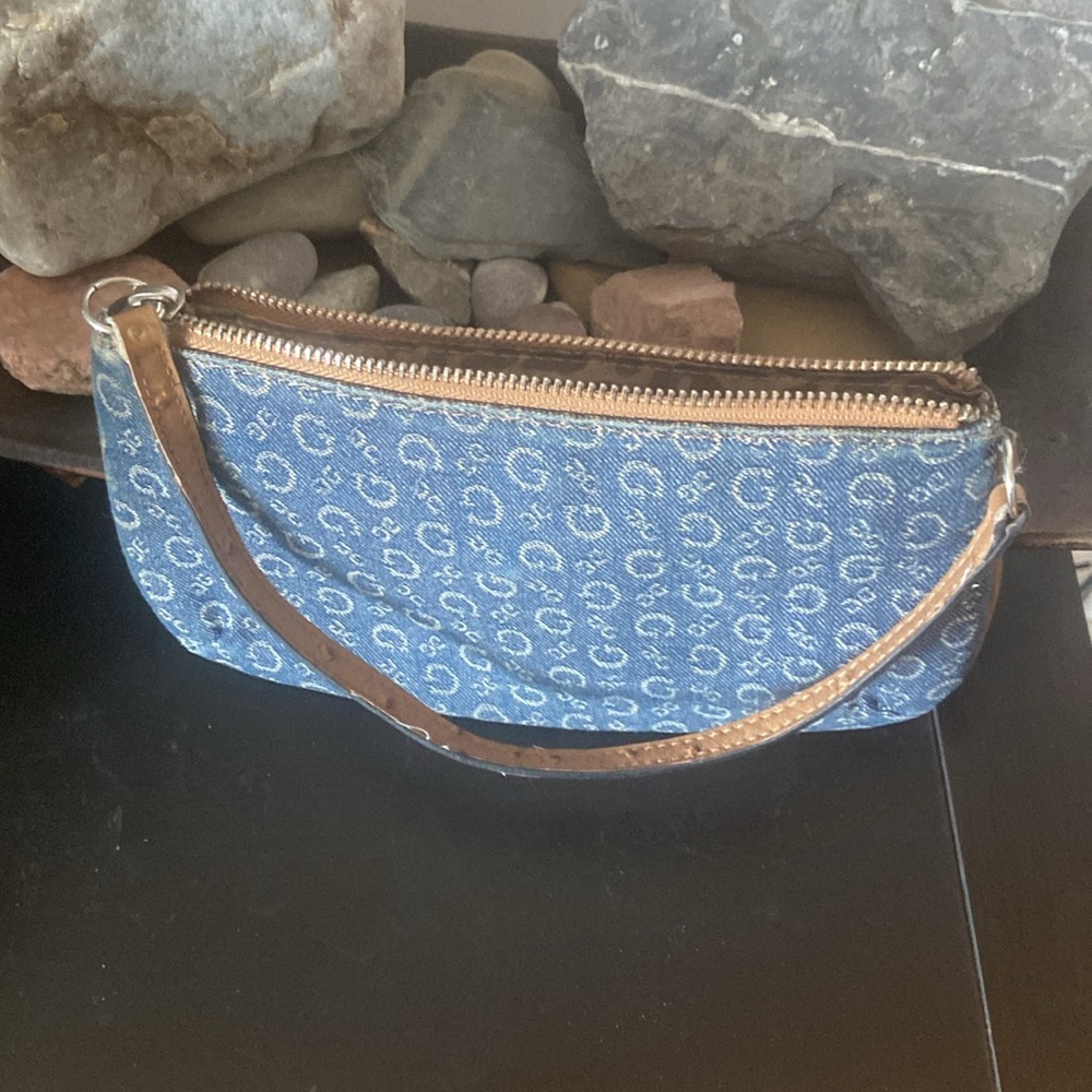 RARE vintage Guess denim wristlet - Picture 6 of 8